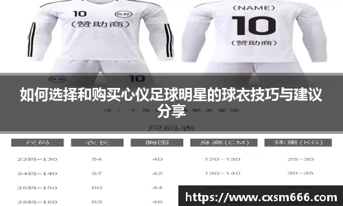 如何选择和购买心仪足球明星的球衣技巧与建议分享